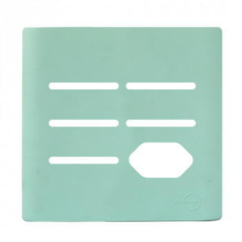 Placa p/ 5 Interruptores + Tomada 4x4 - Novara Siciliano